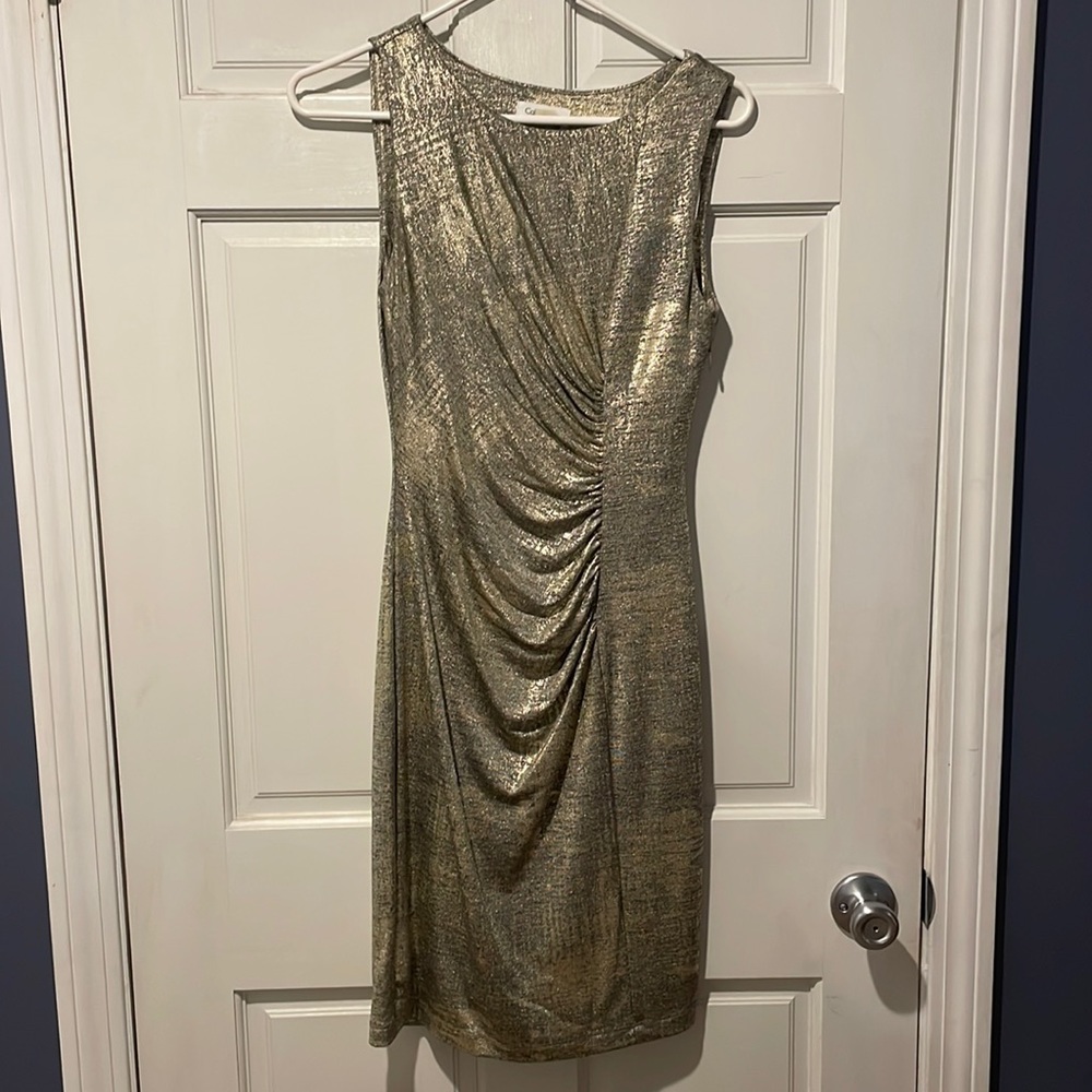 COPY - Gold Calvin Klein Dress